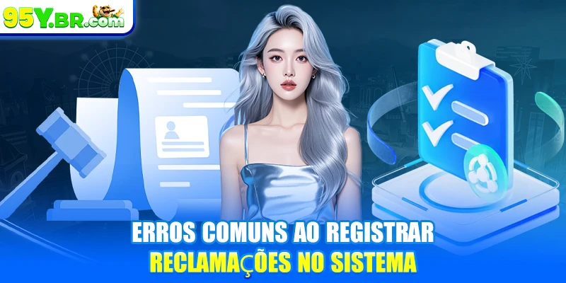  Erros comuns ao registrar reclamações no sistema