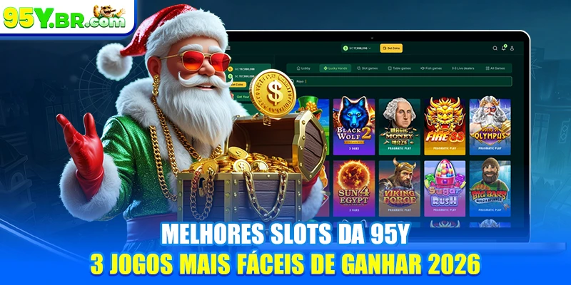 Melhores Slots da 95Y - 3 Jogos Mais Fáceis De Ganhar 2026