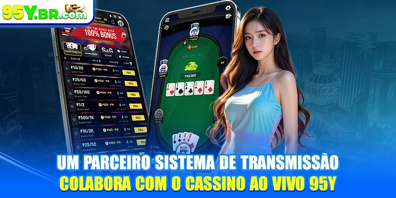 Um parceiro sistema de transmissão colabora com o cassino ao vivo 95Y